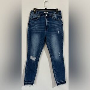 CEROS Women’s High Rise Skinny‎ Jeans Size 31 Inseam Length 26”